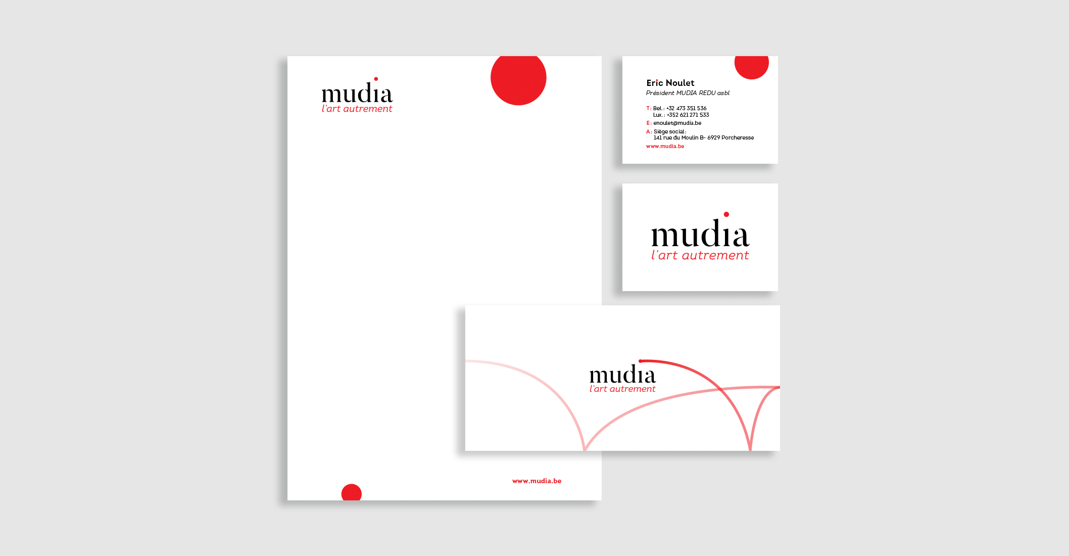 Stationery for a museum