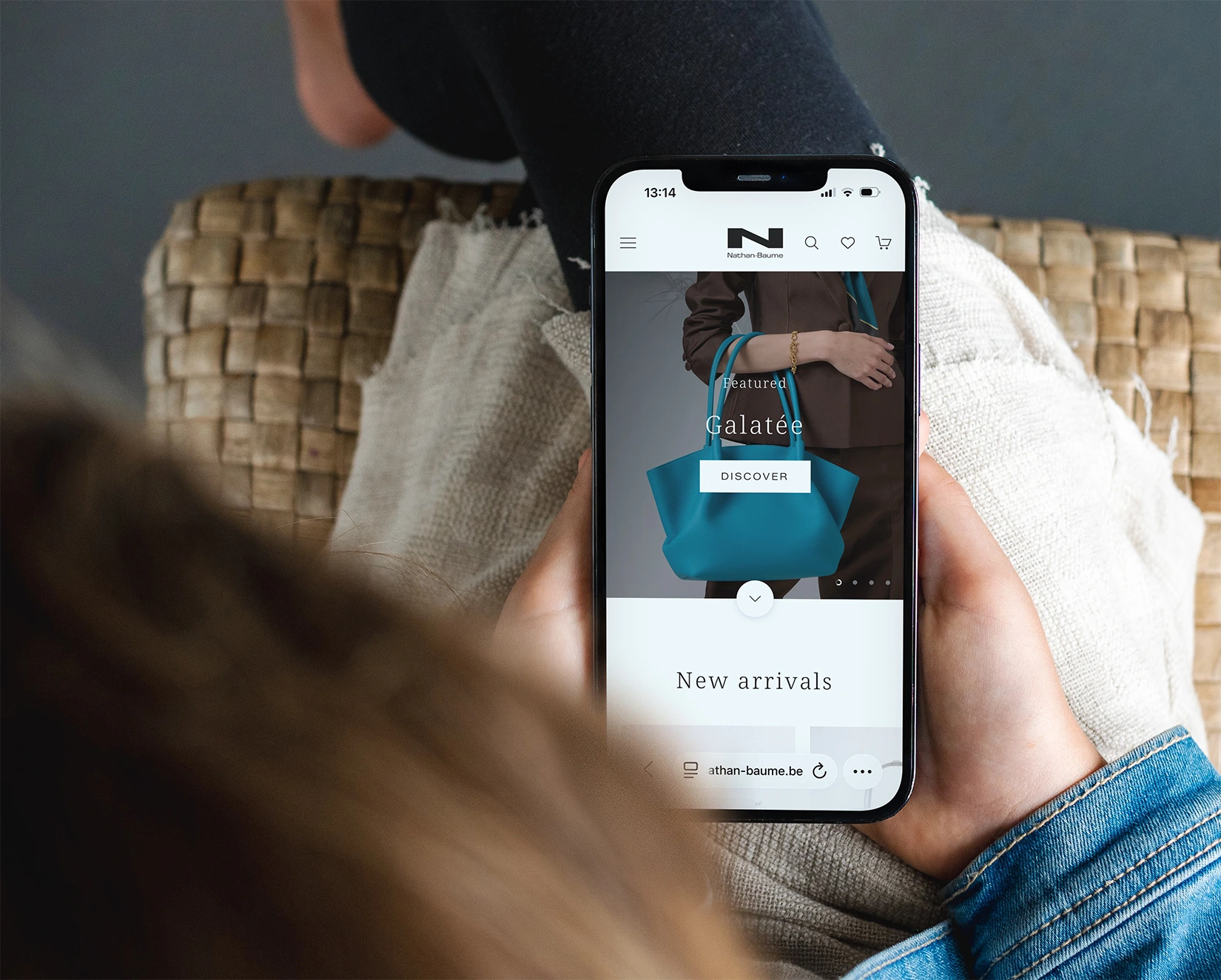 Site Nathan-Baume sur smartphone