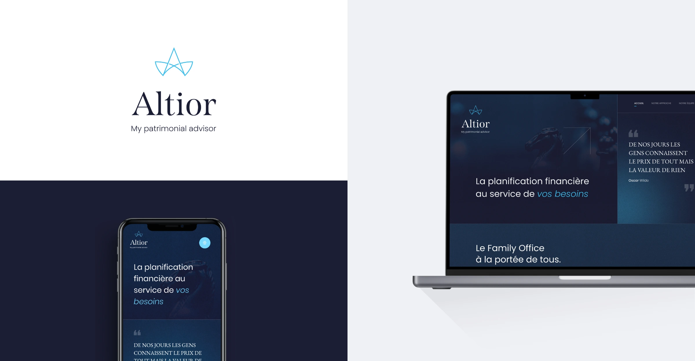 Projet de branding réalisé par Absolute agency