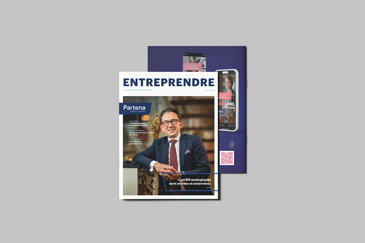 Magazine Entreprendre de Partena Professional