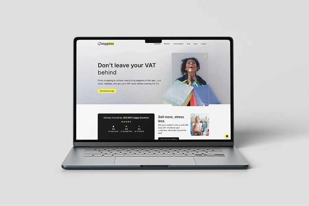 Site web Zapptax