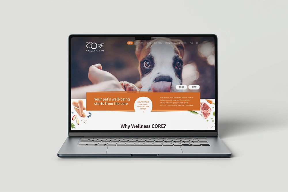 Site web Wellness CORE