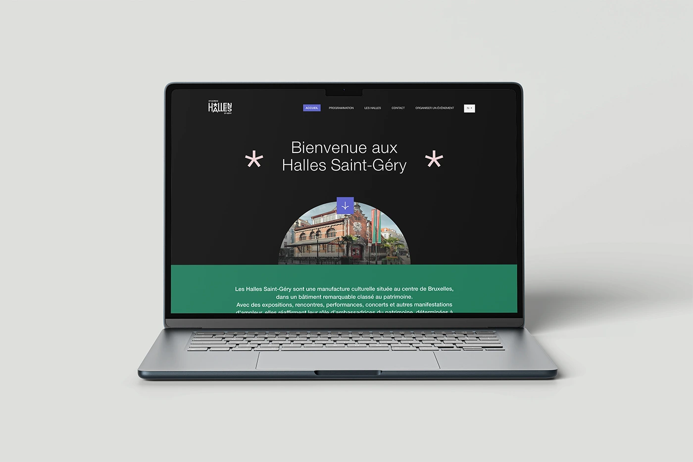 Site web Halles Saint-Géry